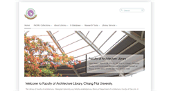 Desktop Screenshot of lib.arc.cmu.ac.th